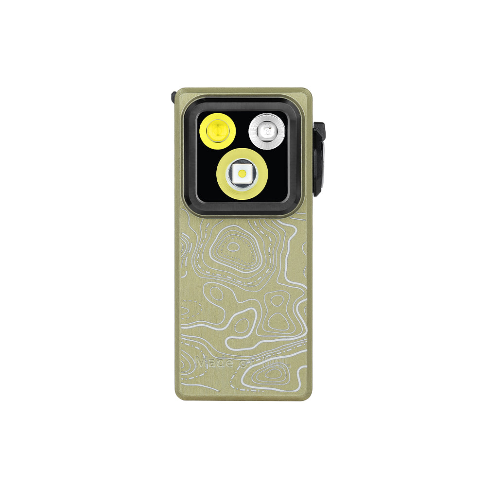 Oclip Ultra Clip-On EDC Light 530 Lumens Flood Spot UV