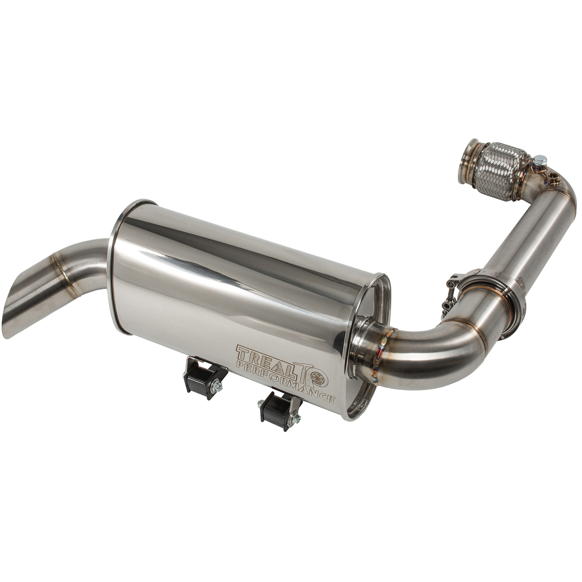 Treal Performance | 2017-2025 Can-Am Maverick X3 Trail Side Exit Exhaust System