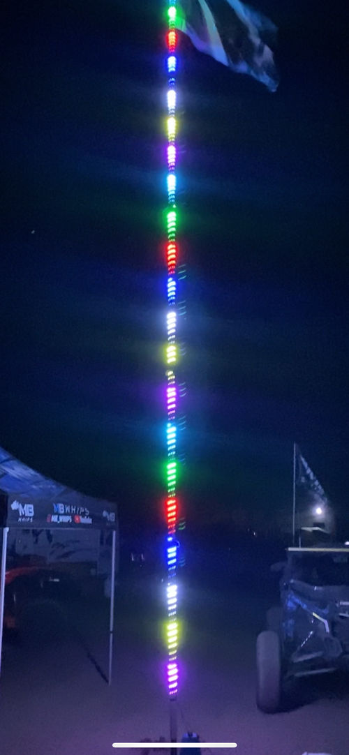 25 Foot Camp Locator Flag Pole by MB Whips